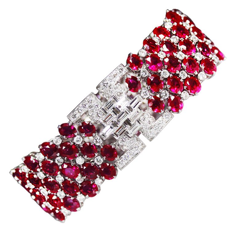Ruby Passion Fine Bracelet
